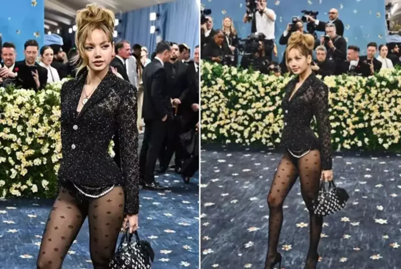 KPOP Yıldızı Lisa'nın Met Gala kıyafeti dikkat çekti! 5