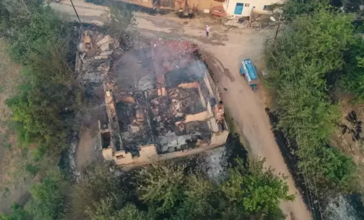 Orman yangını giderek büyüyor! Köy kül oldu, görüntüler korkunç 3