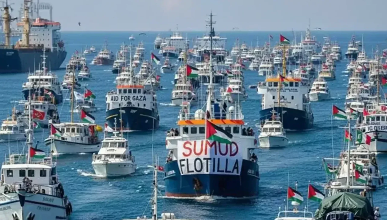 Sumud Filosu abluka altında! İsrail savaş gemileri çevrelerini sardı