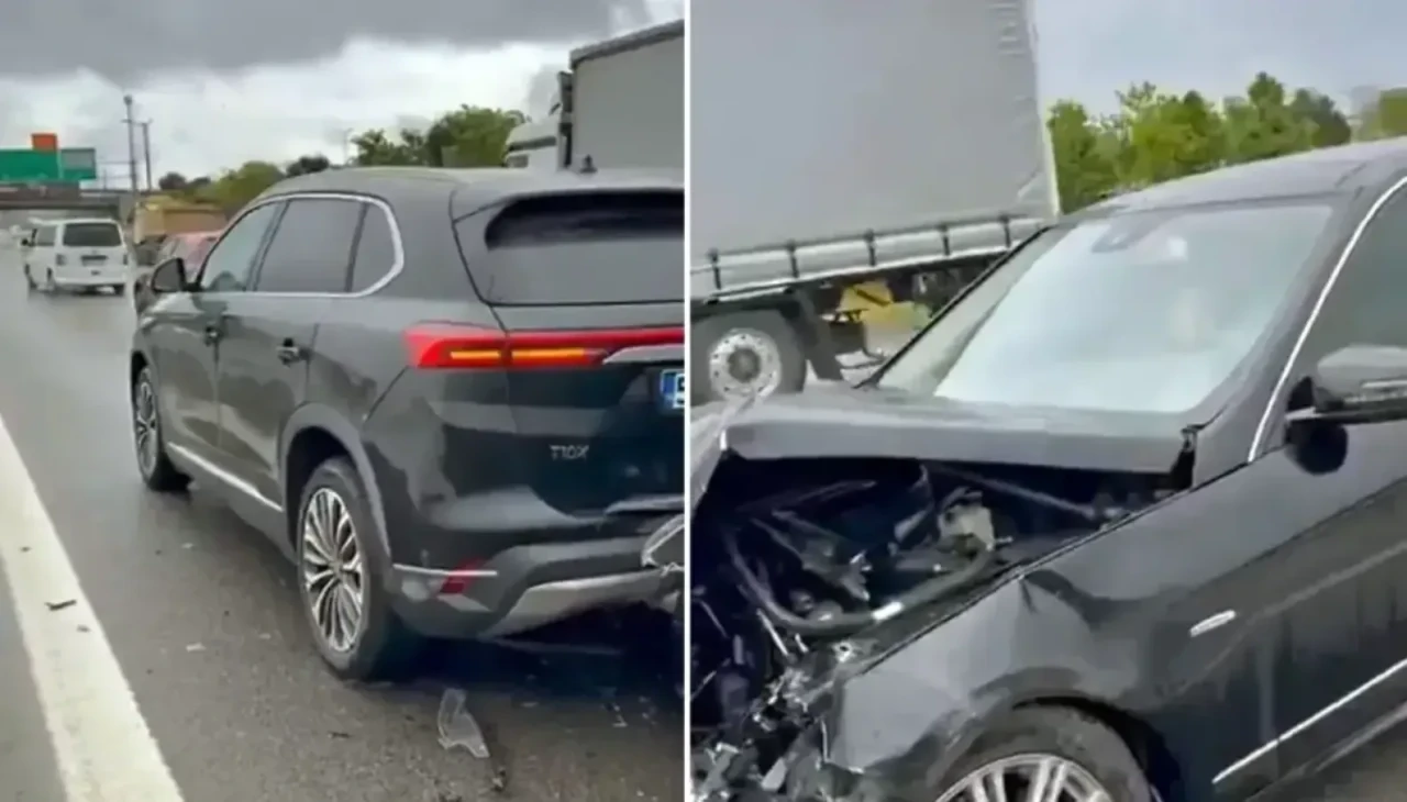 TOGG ile Mercedes çarpıştı, her gören aynı yorumu yaptı