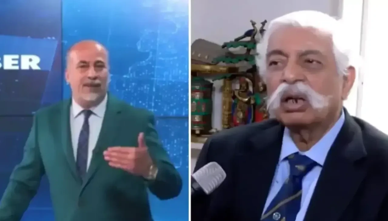 Konyalı sunucu, Türkiye'yi tehdit eden Hintli generale böyle ayar verdi