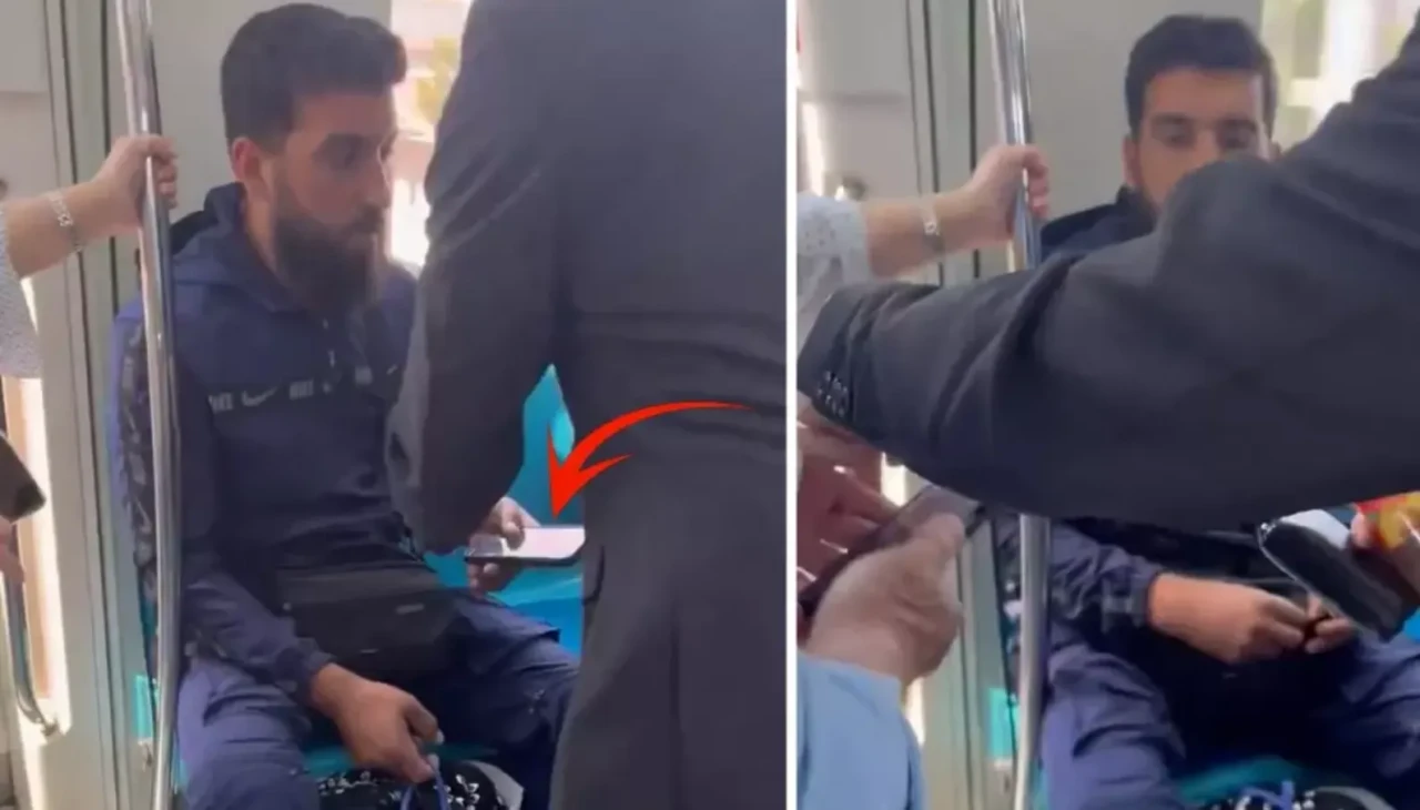 Marmaray sapığı! Yaptığı iğrenç olayı diğer yolcular fark etti