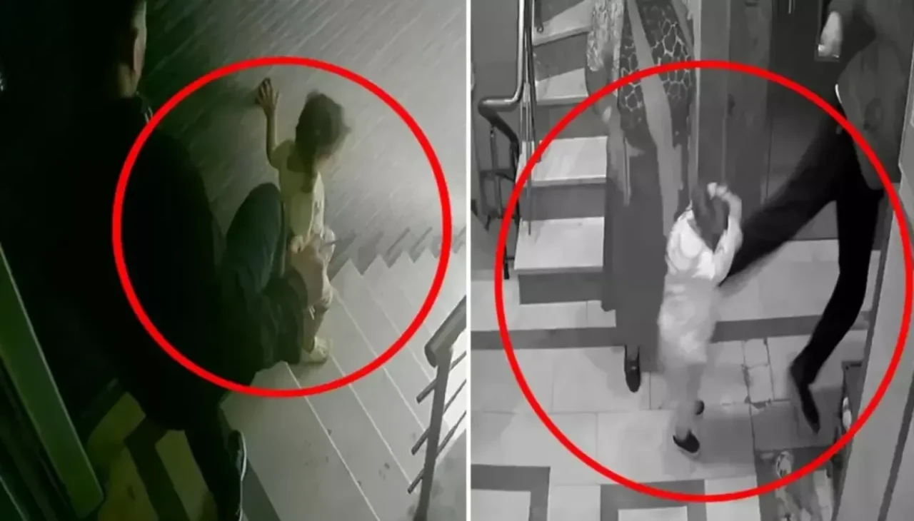 Böyle baba olmaz olsun! Görüntüyü izleyenler dehşete düştü