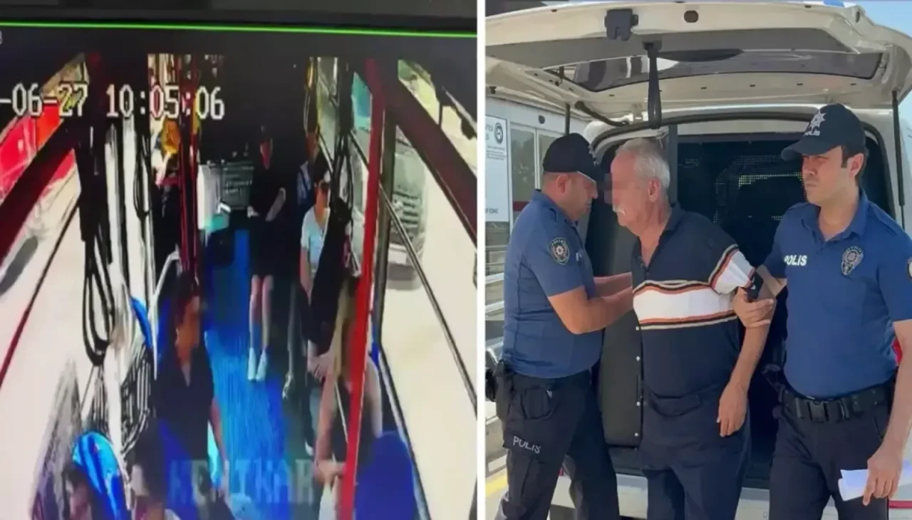 Otobüste etek altı fotoğraf rezaleti! Şüphelinin kimliği dikkat çekti