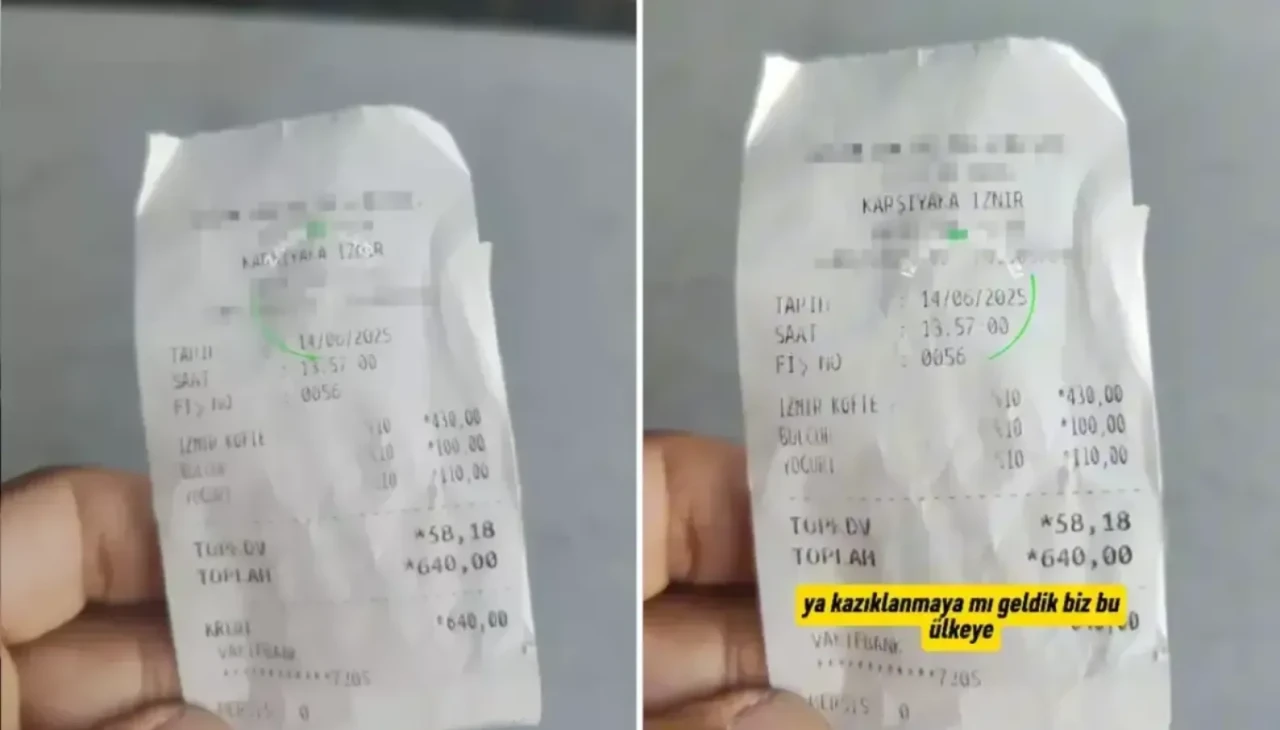 Gurbetçi yemek hesabını görünce şoke oldu: Kazıklanmaya mı geldik?