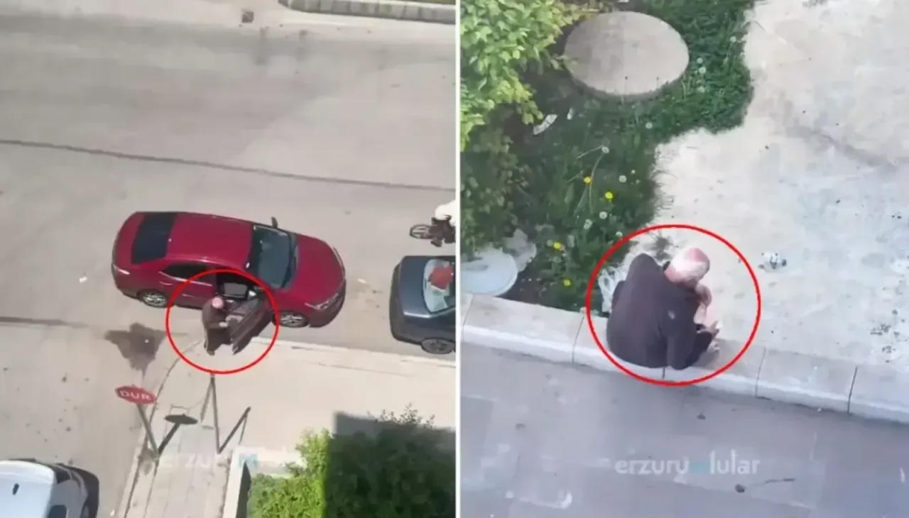 Yer Erzurum! Rezilliğini kimse görmüyor sandı ama kameralar kayıttaydı