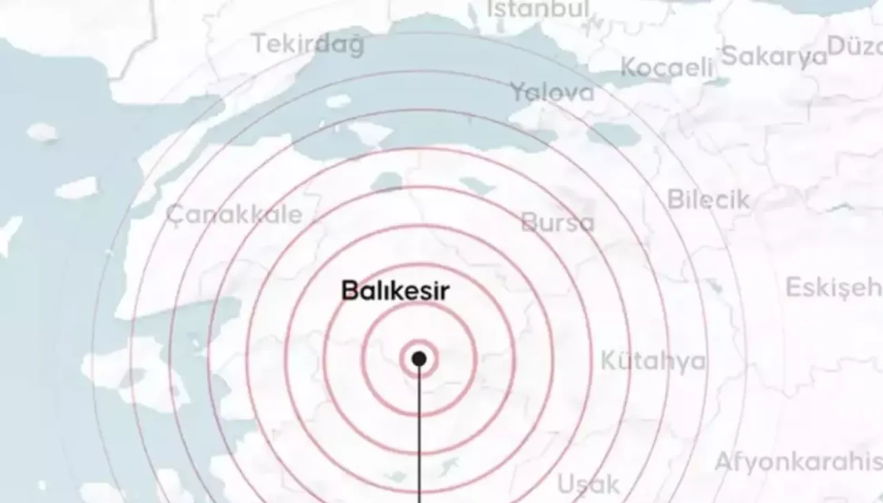 Balıkesir'de 6.1 büyüklüğünde deprem!