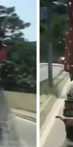 Görüntü İstanbul'dan! Beton mikserinin şehrin göbeğinde yaptığı rezilliğe bakın