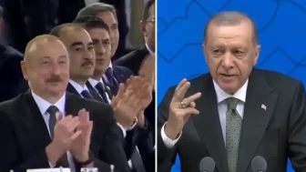 Aliyev'in bakışlara dikkat! Erdoğan, masadaki diğer lideri unutmadı: Üç devlet tek millet