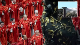 Yeni papa seçildi, Vatikan'da beyaz duman görüldü!