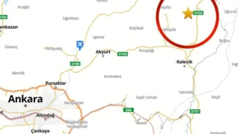 Ankara'da 4,1 büyüklüğünde deprem