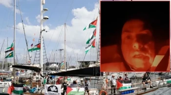 Sumud Filosu'nda bulunan Türk aktivist İsrail'e meydan okudu