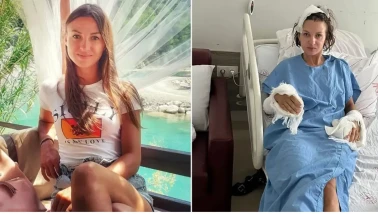 Ukrayna asıllı kadın sopalı saldırıya uğradı