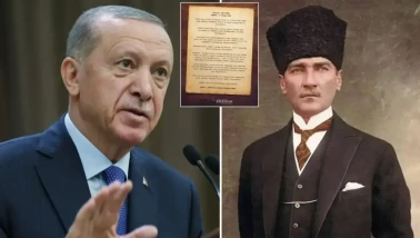 Cumhurbaşkanı Erdoğan, Atatürk'ün telgrafını paylaştı: Bu ülkeyi kuran...