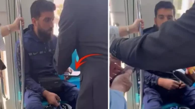 Marmaray sapığı! Yaptığı iğrenç olayı diğer yolcular fark etti