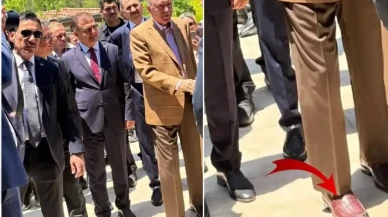 Cumhurbaşkanı Erdoğan'ın ayakkabısıyla ilgili iddiaya ilişkin İletişim Başkanlığından açıklama