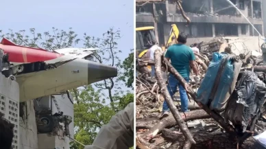 Hindistan'da düşen uçağın enkazında bilanço ağırlaşıyor!