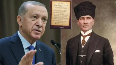 Cumhurbaşkanı Erdoğan, Atatürk'ün telgrafını paylaştı: Bu ülkeyi kuran...