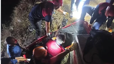 Elektrikli bisiklet köprüden dereye düştü: 1 ölü, 1 yaralı