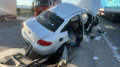 Afyonkarahisar'da feci kaza: Üsteğmen öldü, eşi yaralandı