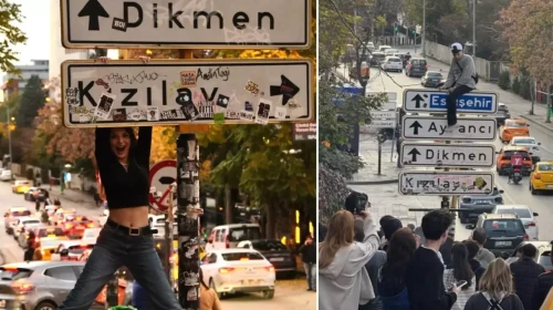 Türkiye bu görüntüleri konuşuyor! Tabelayı değiştirmekten bıkan ABB çözümü bakın nasıl buldu