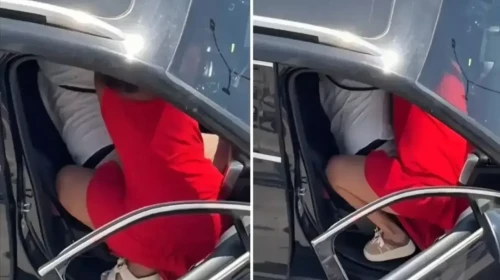 Dehşet anları kamerada! Genç kadın, nişanlısını böyle bıçakladı