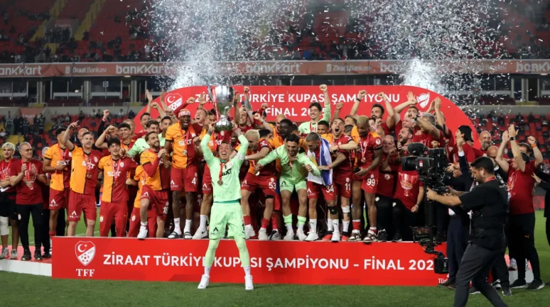 Trabzonspor'u yenen Galatasaray, Türkiye Kupası şampiyonu oldu
