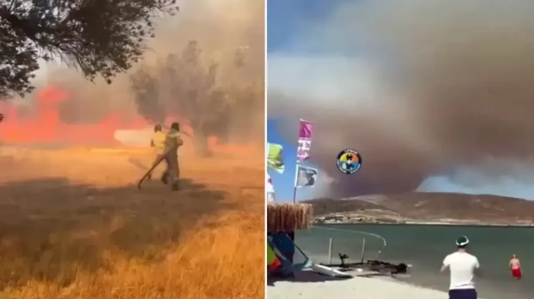 Türkiye'nin turizm cenneti alev alev yanıyor! Tahliyeler başladı